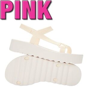 VS PINK Strapy Platform Sandals NWT L (9/10)
